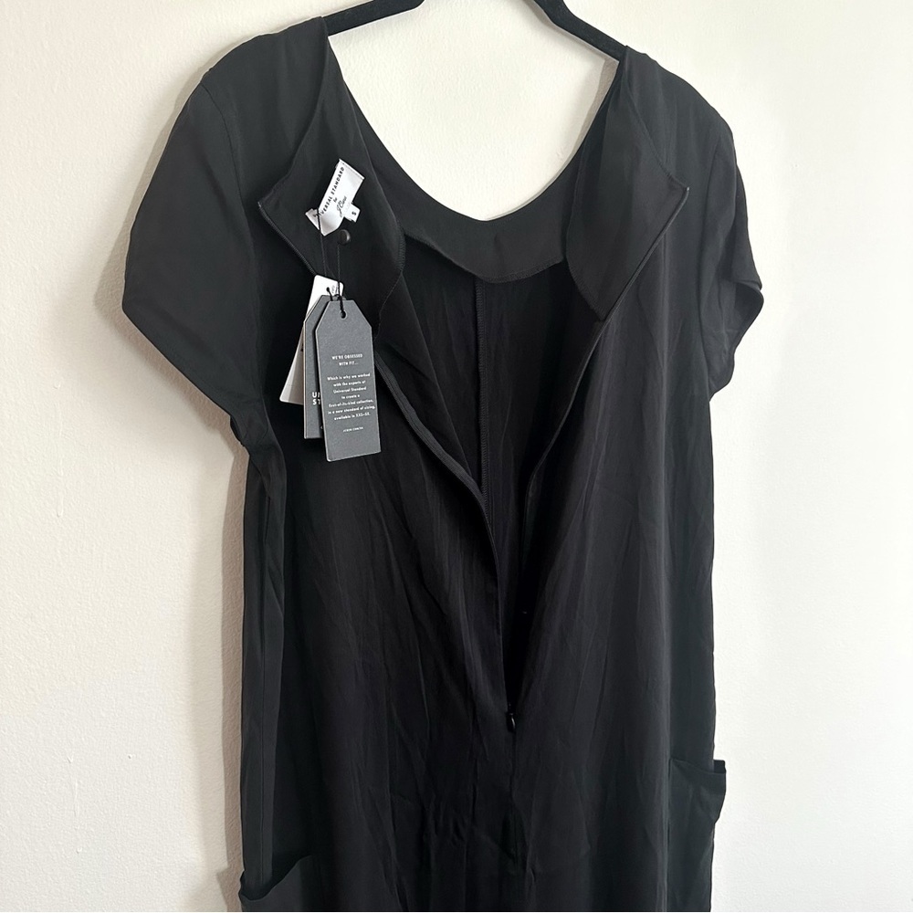 Universal Standard for J.Crew Cupro wide-leg jumpsuit size small J8445 - Picture 11 of 16